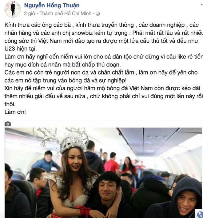 Sao Việt, dư luận phẫn nộ với clip người mẫu mặc bikini đón U23 VN